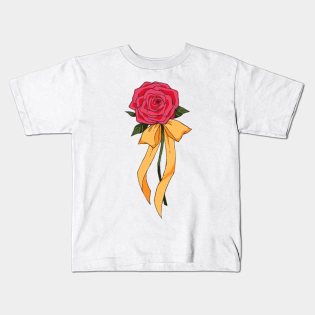 Nana anime rose Kids T-Shirt by little-axii